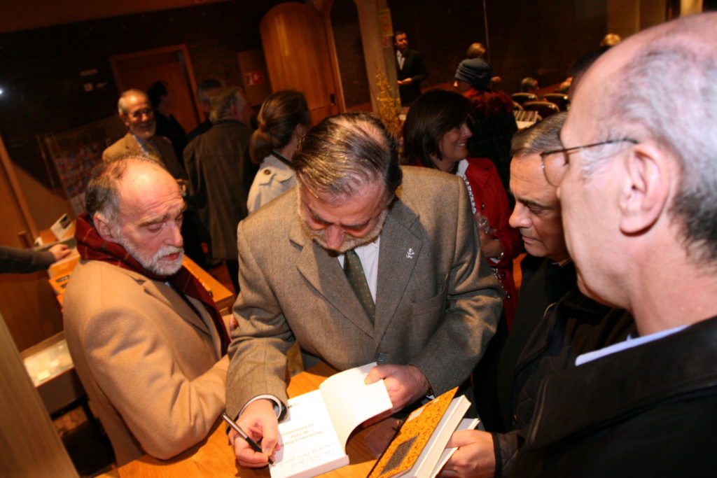 Con Santiago Ron y Juan Méndez