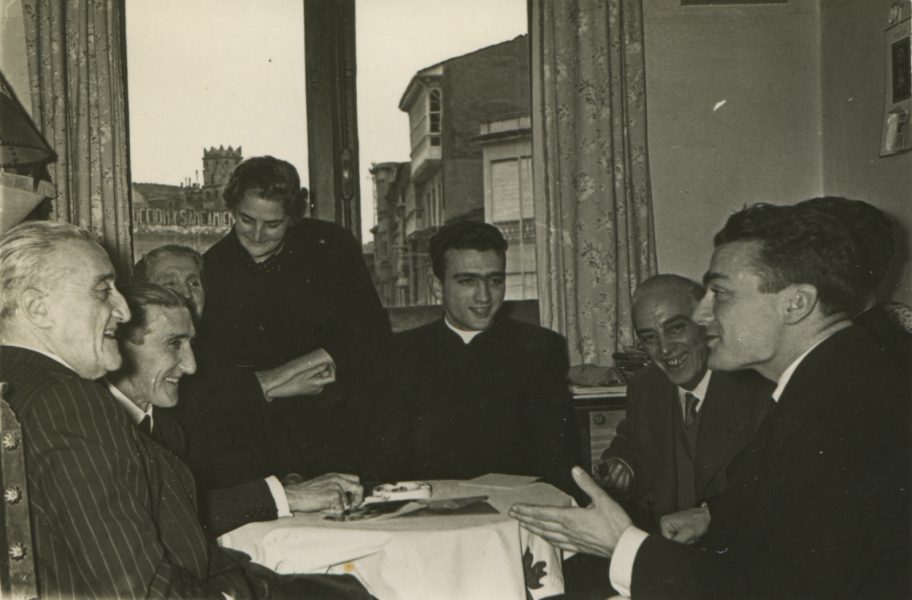 Con Camilo, Ricardo, Enrique y otros López Pardo