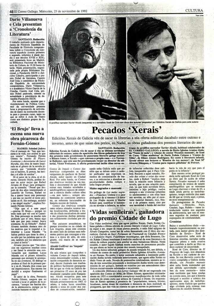 El Correo Gallego 25/11/1992