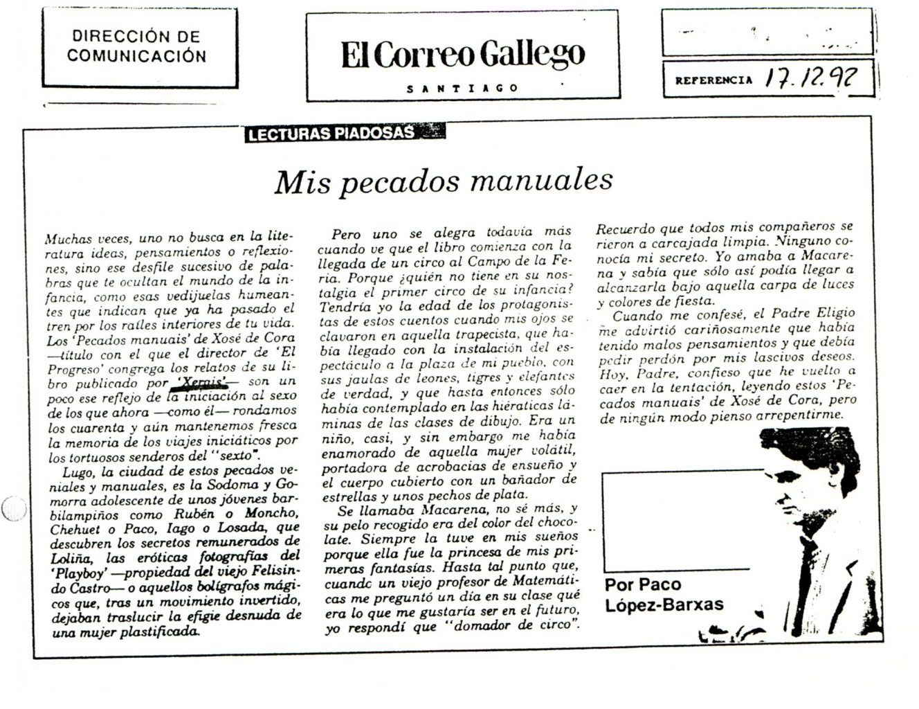 El Correo Gallego 17/12/1992